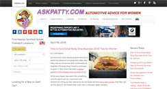 Desktop Screenshot of caradvice.askpatty.com